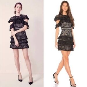 Alice + Olivia 🌺 Jolie dress black Guipure Lace